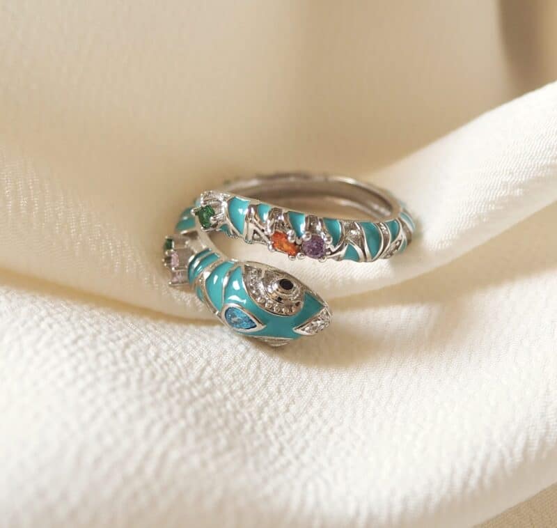 Anillo Serpiente Plata