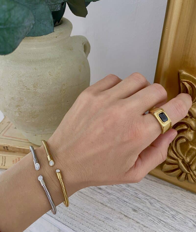 Pulsera Emilie Plateada - Imagen 2