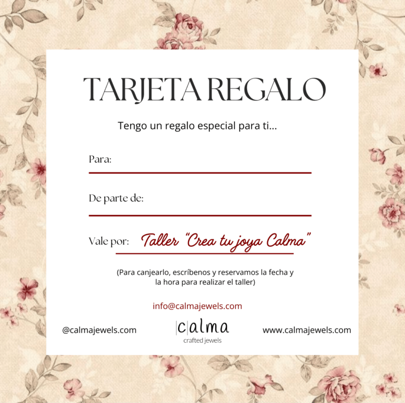 Tarjeta Regalo Taller Joyas - Imagen 2